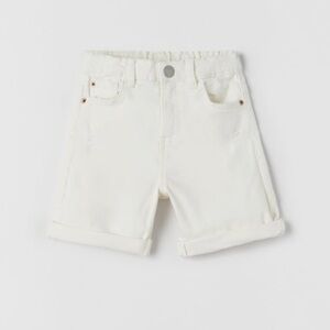 Zara Ripped Dad Fit Shorts